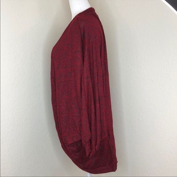 Amelia James Burgundy Allen Batwing Cardigan Size XXL NWT - Picture 3 of 7